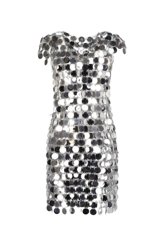 26FW 파코라반 미디 원피스 19EIRO014PS0133 - PACO RABANNE