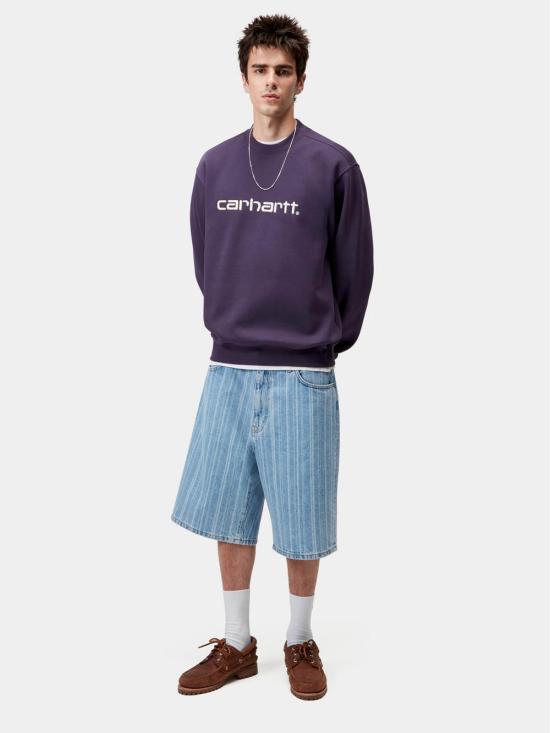26SS 칼하트 WIP 로고 스웨트셔츠 I030546 38I XX Lokers - CARHARTT WIP