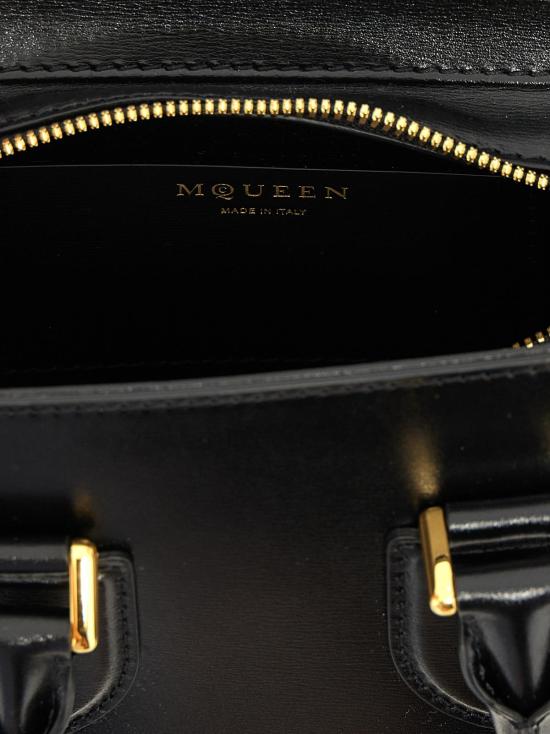  알렉산더 맥퀸 토트백 버디 미니 핸드백 블랙 - ALEXANDER MCQUEEN