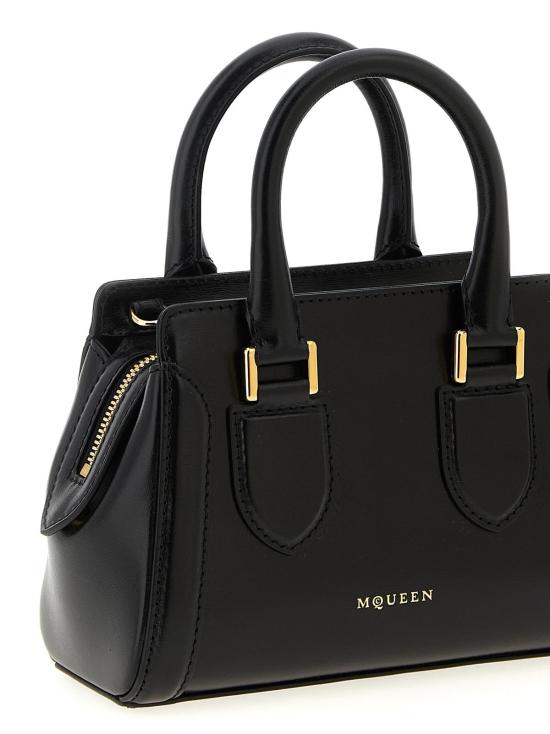  알렉산더 맥퀸 토트백 버디 미니 핸드백 블랙 - ALEXANDER MCQUEEN