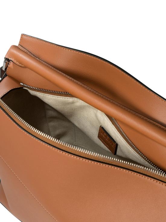 25SS 로에베 토트백 퍼즐 엣지 디자인의 새로운 대형 핸드백 (갈색) - LOEWE