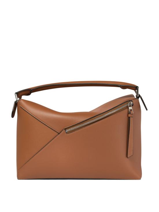 25SS 로에베 토트백 퍼즐 엣지 디자인의 새로운 대형 핸드백 (갈색) - LOEWE