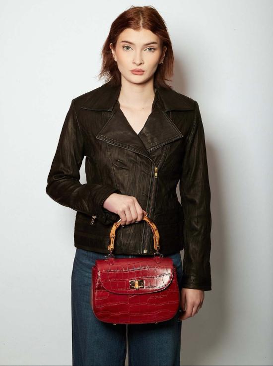  Sarah Stewart 토트백 사라 스튜어트 클로에 가죽 핸드백 - SARAH STEWART