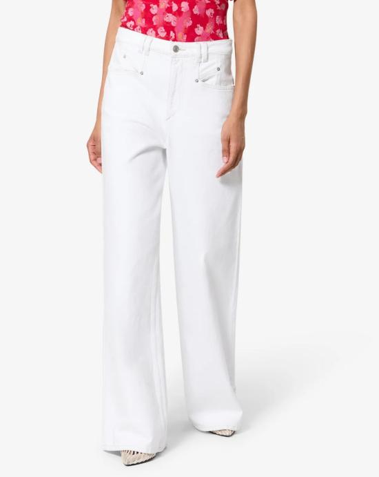 26FW 이자벨마랑 데님 팬츠 PA0052FB D1H02I20WH White - ISABEL MARANT
