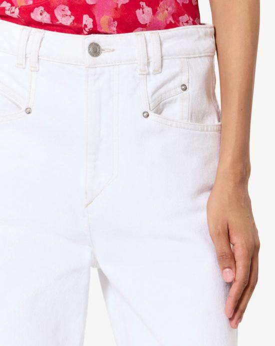 26FW 이자벨마랑 데님 팬츠 PA0052FB D1H02I20WH White - ISABEL MARANT