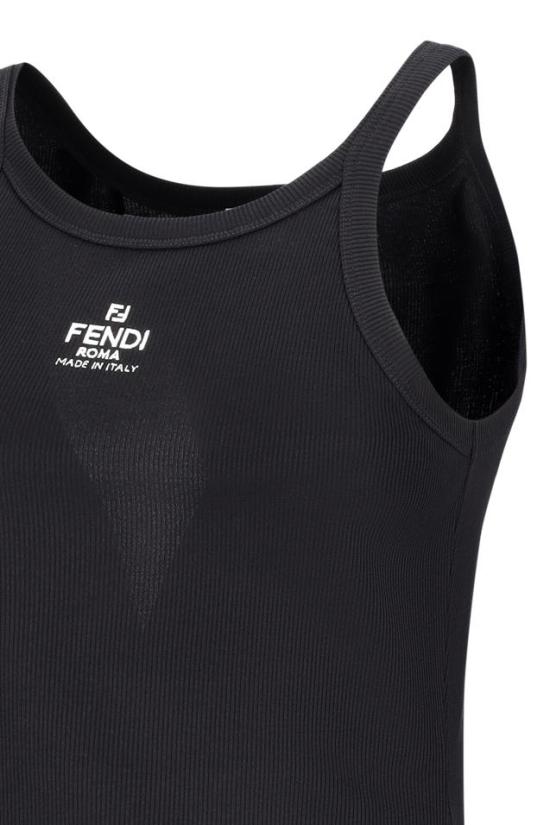 26FW 펜디 코튼 탑 FS7966ANQM BLACK - FENDI