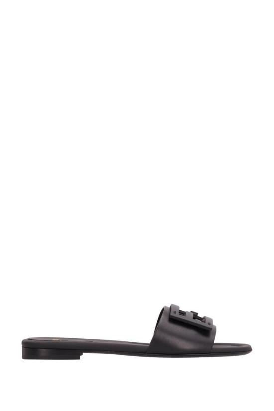 26FW 펜디 바게트 레더 슬라이드 8R8136AE7T BLACK