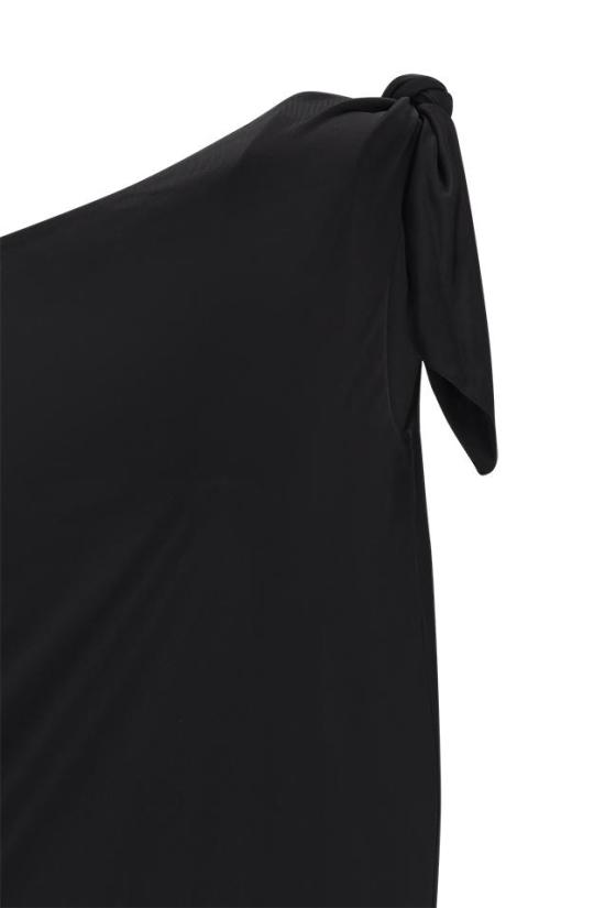  생로랑 숏 원피스 776453Y7F98 BLACK - SAINT LAURENT