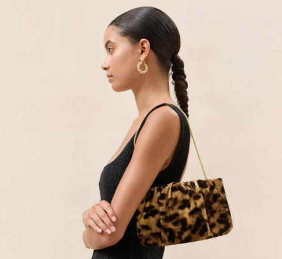  로플러랜달 지갑 로플러 랜달 세레나 클러치 레오파드 - LOEFFLER RANDALL