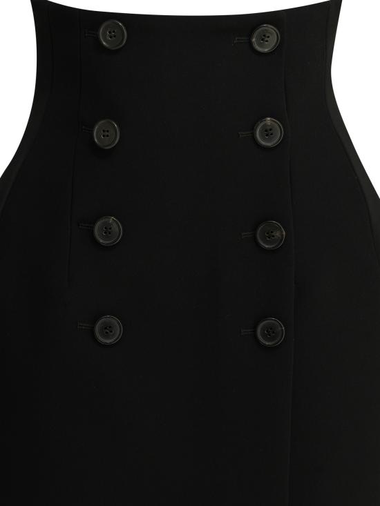 26FW 케이트 롱 스커트 41914114200 Black - KHAITE