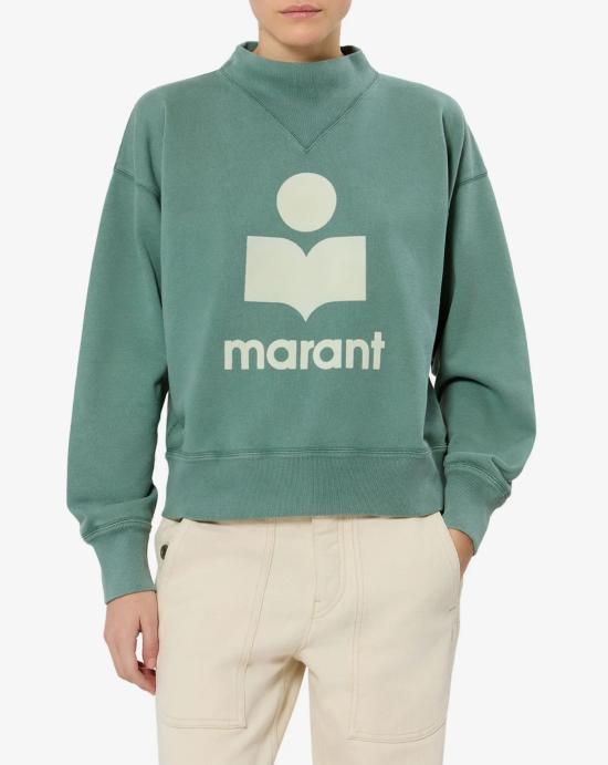 26FW 이자벨마랑 모비 스웨트셔츠 SW0003FA D1M04ESEEC Sage ecru - ISABEL MARANT
