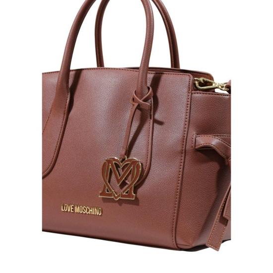  모스키노 토트백 러브  JC4055 PP 핸드백 브라운 - MOSCHINO