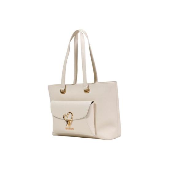  모스키노 토트백 러브  JC4136 PP1 라지 핸드백 베이지 - MOSCHINO