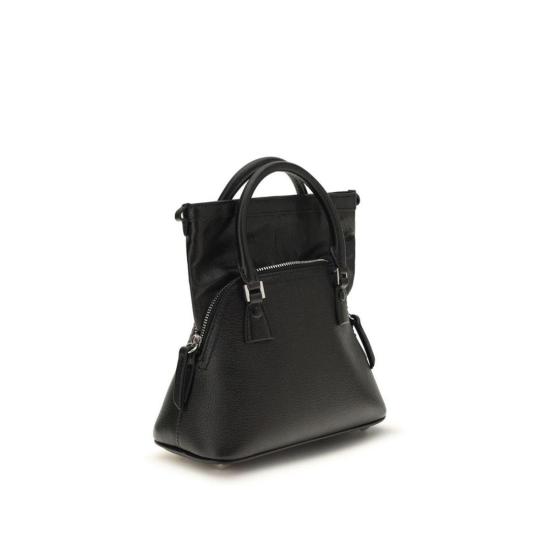  마르지엘라 토트백 메종  5 AC 미니 핸드백 블랙 - MAISON MARGIELA