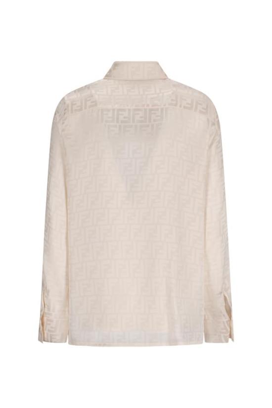 26FW 펜디 FF 실크 셔츠 FS8140AJ0Z BEIGE - FENDI