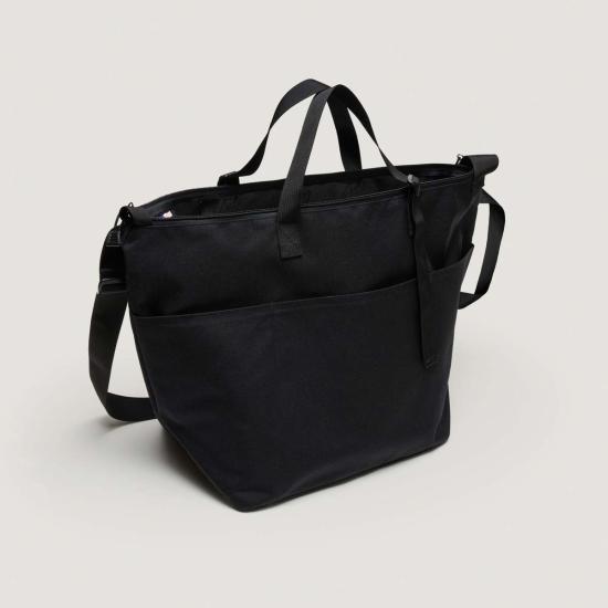  백스 인 프로그레스 숄더백 Bags In Progress 트래블러 더플백 (중형, 블랙) - BAGS IN PROGRESS