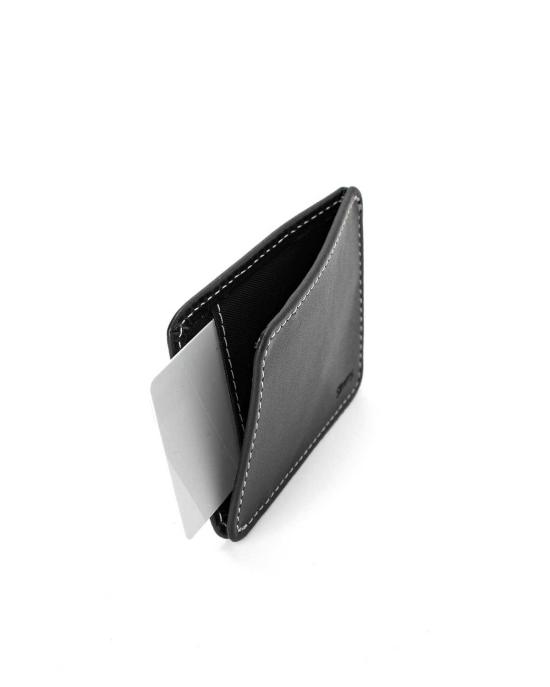  Slimmy 남성지갑 슬리미 R1 So 1 포켓 2 슬롯 스텔스 클래식 지갑 블랙/화이트 스티치/오일 탄 - OTHER BRANDS