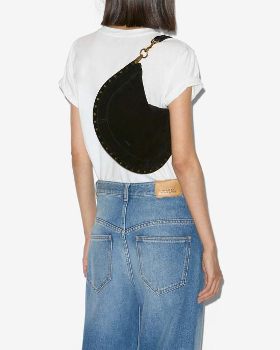  이자벨마랑 숄더백 이자벨 마랑 오스칸 소프트 지퍼백 블랙 - ISABEL MARANT