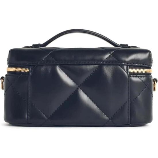  토리버치 크로스백 키라 다이아몬드 퀼트 이스트 웨스트 화장대 케이스 블랙 - TORY BURCH
