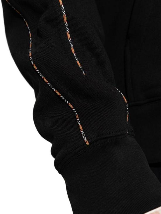 26FW 버버리 후드 티셔츠 8130512A1189 BLACK - BURBERRY
