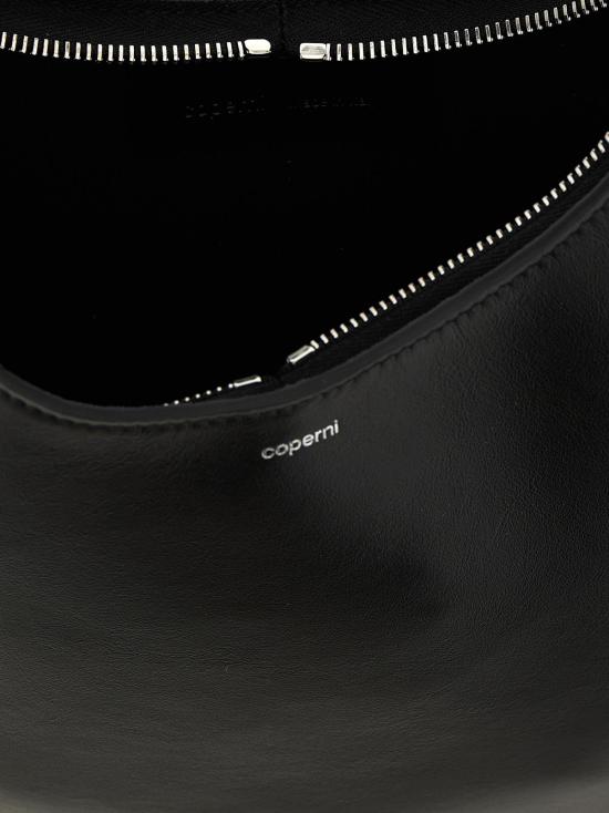  코페르니 숄더백 미디엄 소프트 스와이프 숄더백 블랙 - COPERNI