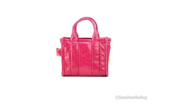  마크제이콥스 토트백 마크 제이콥스 샤이니 크링클 마이크로 토트 크로스바디 백 - MARC JACOBS