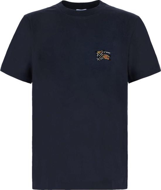 26FW 버버리 반팔 티셔츠 8130144A1222 BLUE