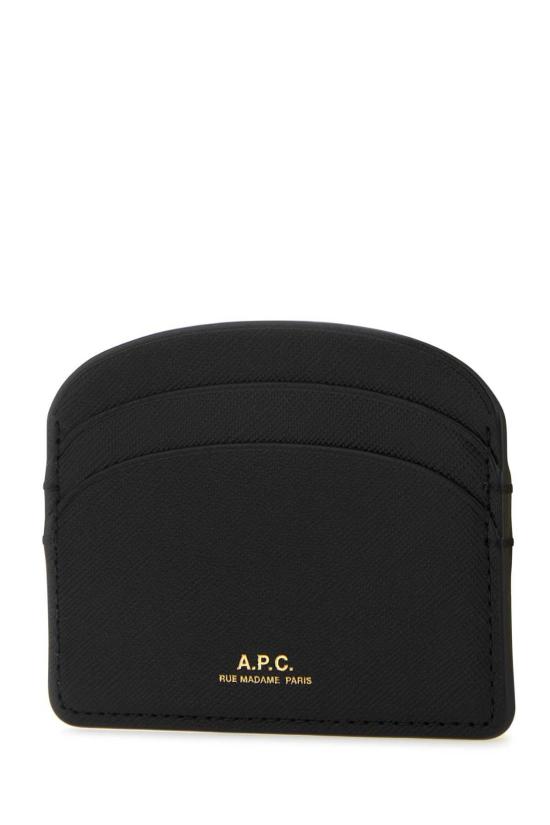  아페쎄 카드지갑 A.P.C. 데미 룬 가죽 카드 홀더 블랙 - A.P.C.