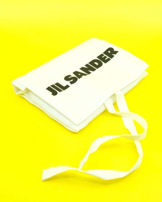  질샌더 남성지갑 질 샌더 소프트 카프 레더 아일렛 플랫 카드 홀더 - JIL SANDER