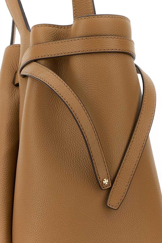  토리버치 숄더백 로미 가죽 쇼핑백 카멜색 - TORY BURCH