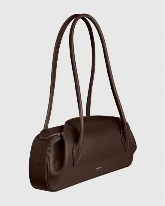  유제피 숄더백 오이스터 숄더백 에스프레소 - YUZEFI