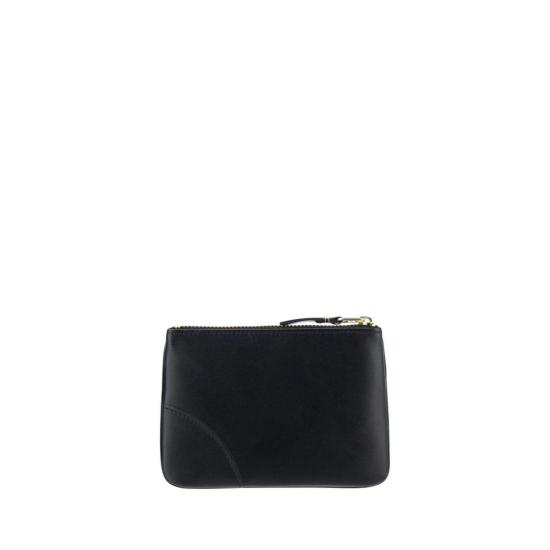 26FW 꼼데가르송 지갑 Comme Des Garçons 송아지 가죽 보스 토러스 동전  블랙 - COMME DES GARCONS