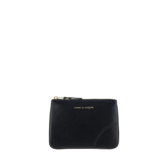 26FW 꼼데가르송 지갑 Comme Des Garçons 송아지 가죽 보스 토러스 동전  블랙