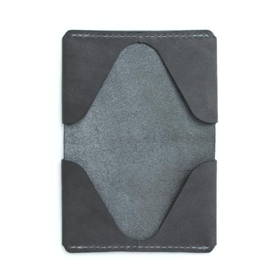  메이커 남성지갑 Makr Horizon Four V2 Wallet Smooth Lead - MAKR