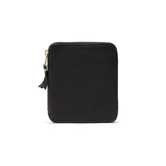  꼼데가르송 지갑 Comme Des Garçons 클래식 지퍼  워시드 블랙