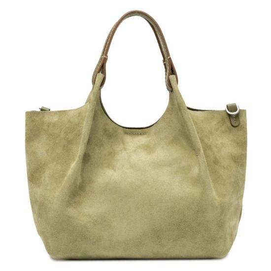  지아니 끼아리니 숄더백 Gianni Chiarini Dua 가죽 미니 호보백 라이트 그린