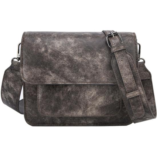  비스크 크로스백 Hvisk Cayman Pocket Soft Structure Bag Aged Brown