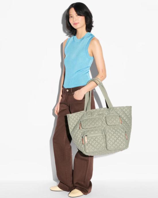  mz wallace 크로스백 Mz Wallace 대형 메트로 여행용 토트백 아가베 그린 - OTHER BRANDS