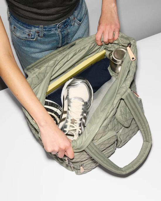  mz wallace 크로스백 Mz Wallace 대형 메트로 여행용 토트백 아가베 그린 - OTHER BRANDS