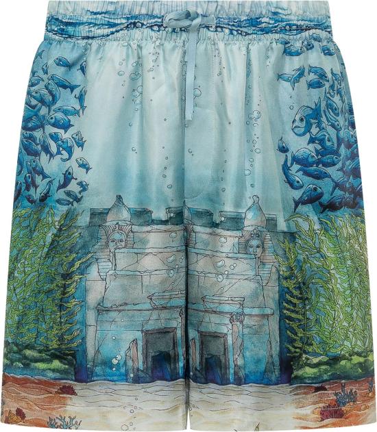 26FW 카사블랑카 숏팬츠 MPF26TR39904 LICHTBLUE