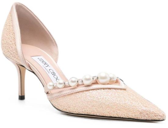 26FW 지미추 힐/펌프스 AURELIE65QKGMACARONWHITE PINK - JIMMY CHOO