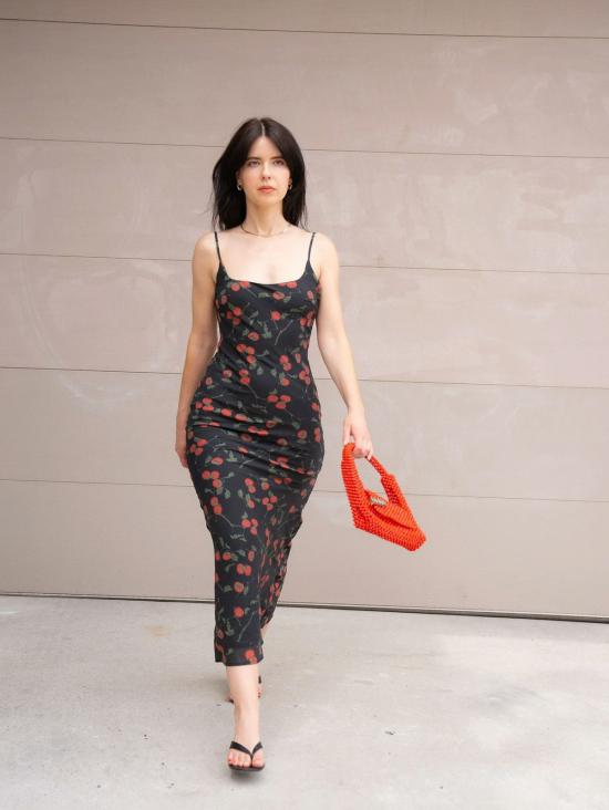  Sofie the Label 미디 원피스 소피 더 라벨 아이비 드레스 토마토 - OTHER BRANDS