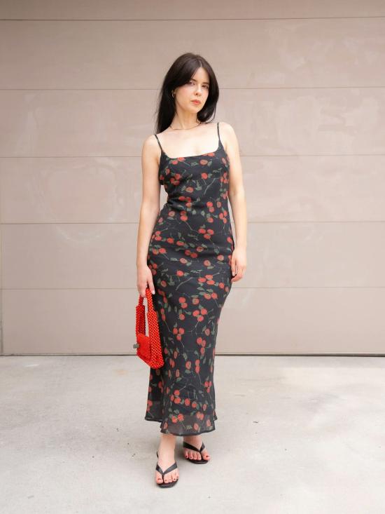  Sofie the Label 미디 원피스 소피 더 라벨 아이비 드레스 토마토