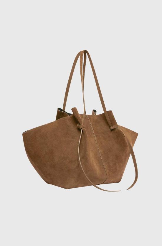  유제피 토트백 라지 모찌  코냑 색상 - YUZEFI