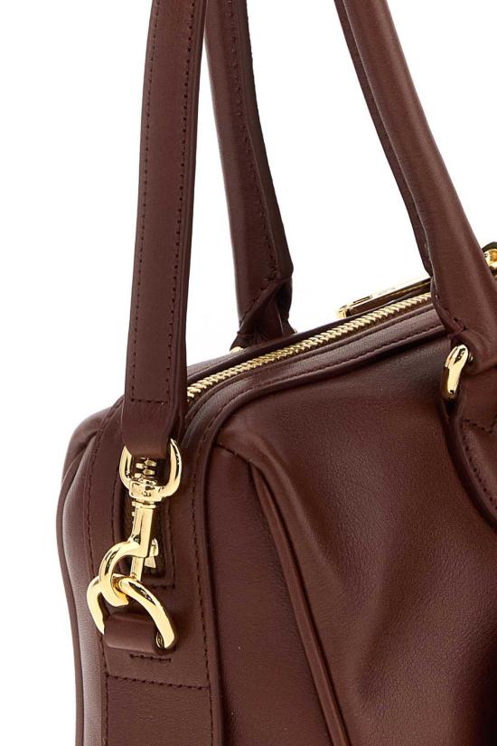  구찌 숄더백 미디엄 보르세토 핸드백 초콜릿 색상 - GUCCI