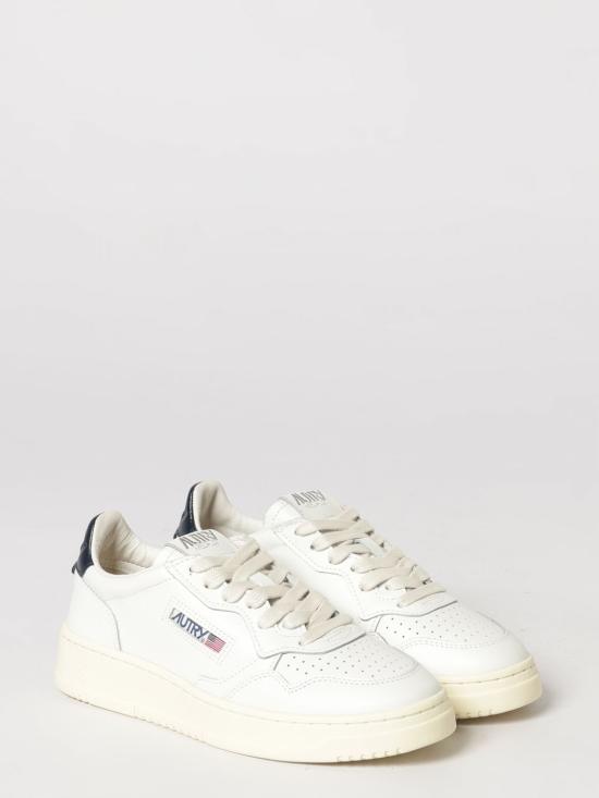 26FW 오트리 메달리스트 로우 레더 스니커즈 AULW LL12 White 2 - AUTRY