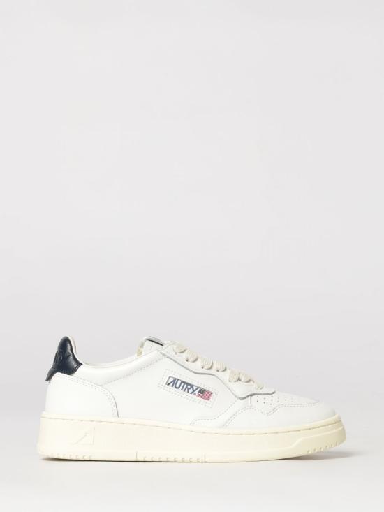 26FW 오트리 메달리스트 로우 레더 스니커즈 AULW LL12 White 2