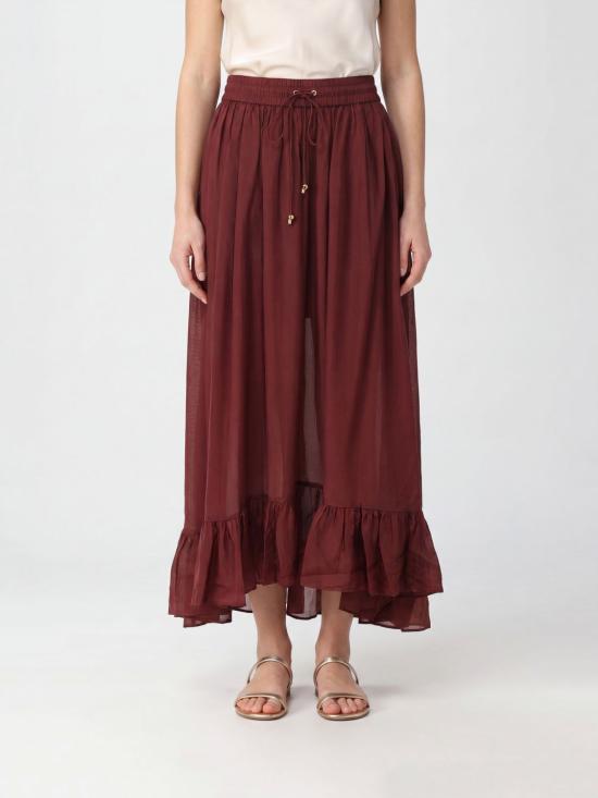 26FW 짐머만 롱 스커트 8440SSS261 MER Burgundy