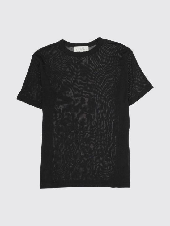 26SS 스튜디오 니콜슨 반팔 티셔츠 RONDSNW1385 BLACK GRAPE Black - STUDIO NICHOLSON