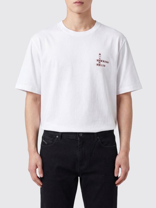 26FW 돌체앤가바나 반팔 티셔츠 G8PN9TG7QAV W0800 White